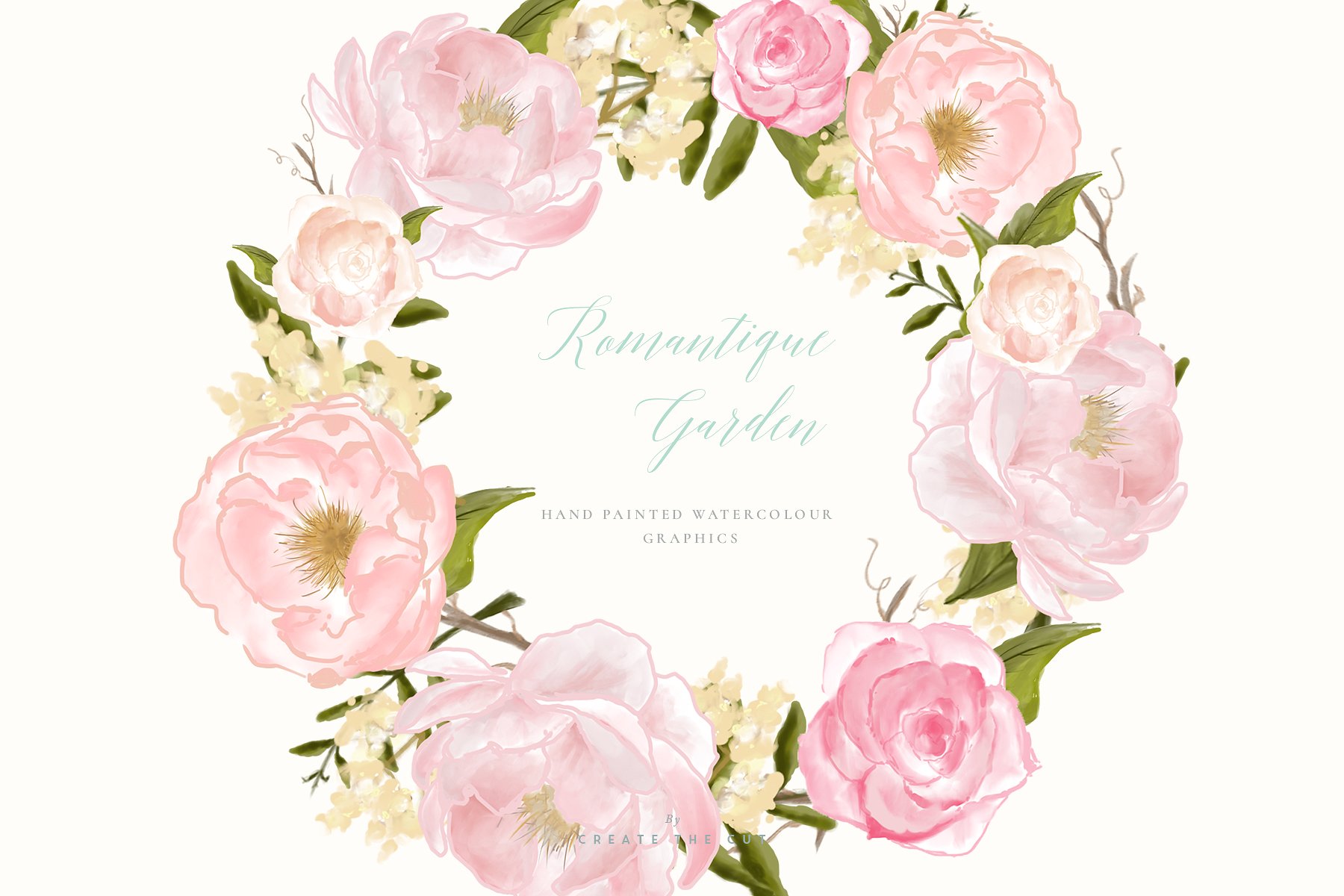 Flower Clip Art - Romantique G