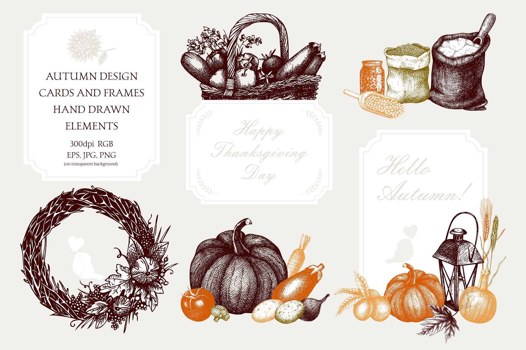 Vector Thanksgiving Day Design