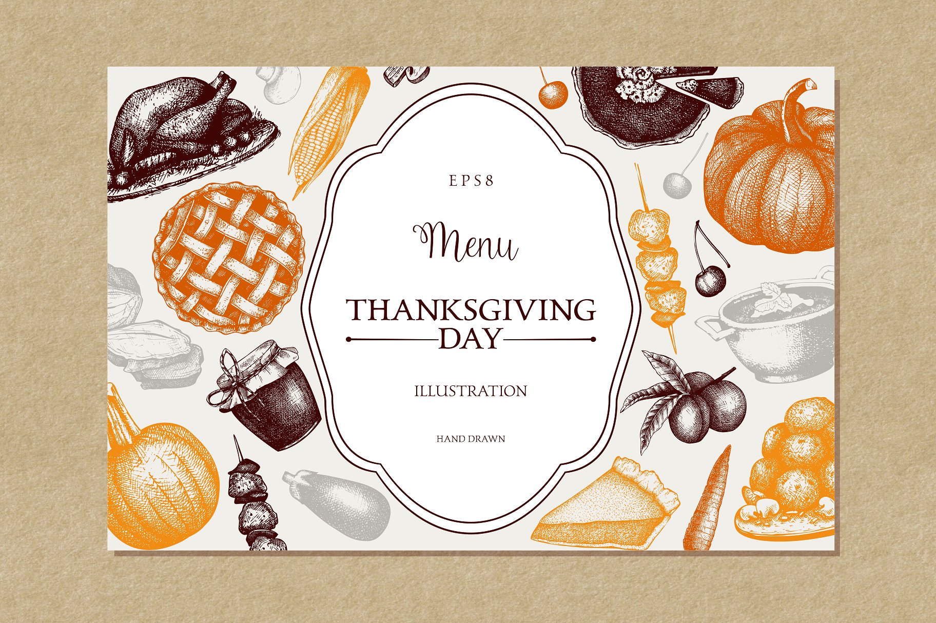 Vector Thanksgiving Day Design