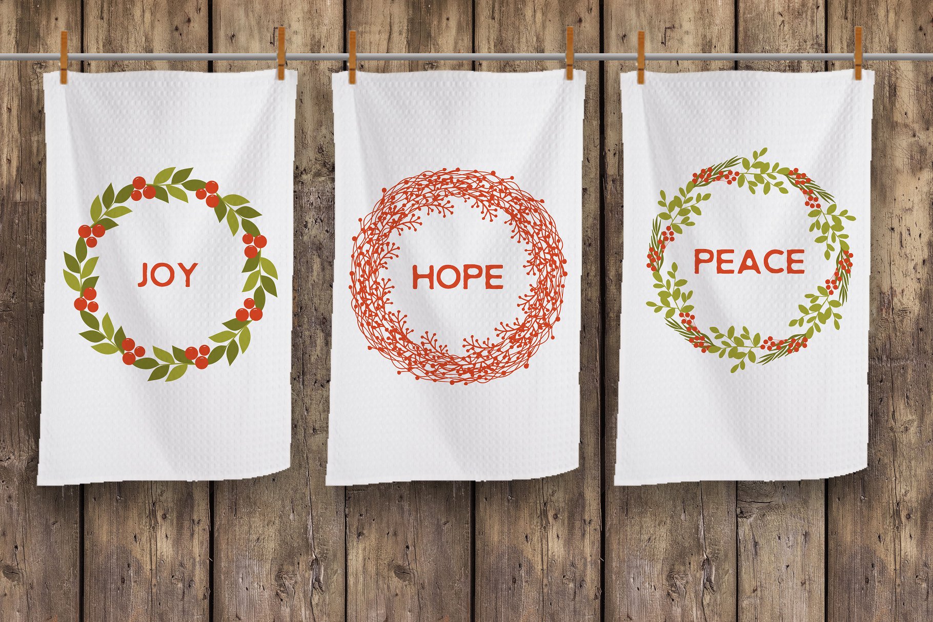 Rustic Christmas Graphics -amp