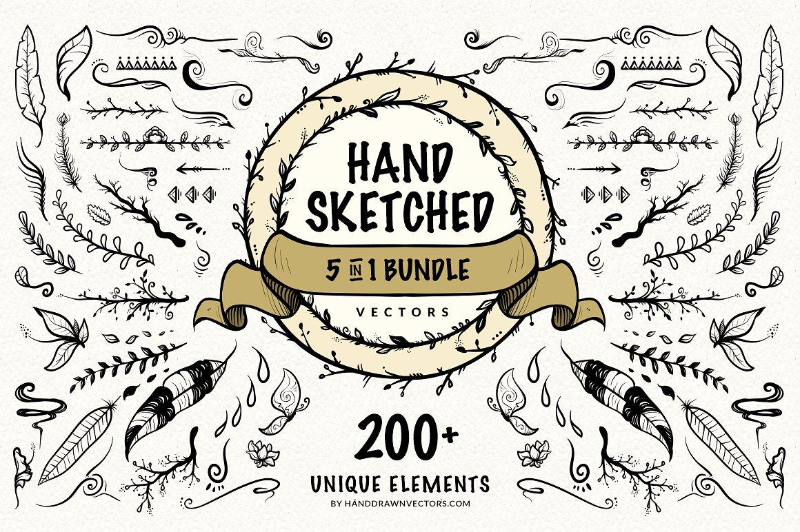 Hand Sketched Vectors Bundle