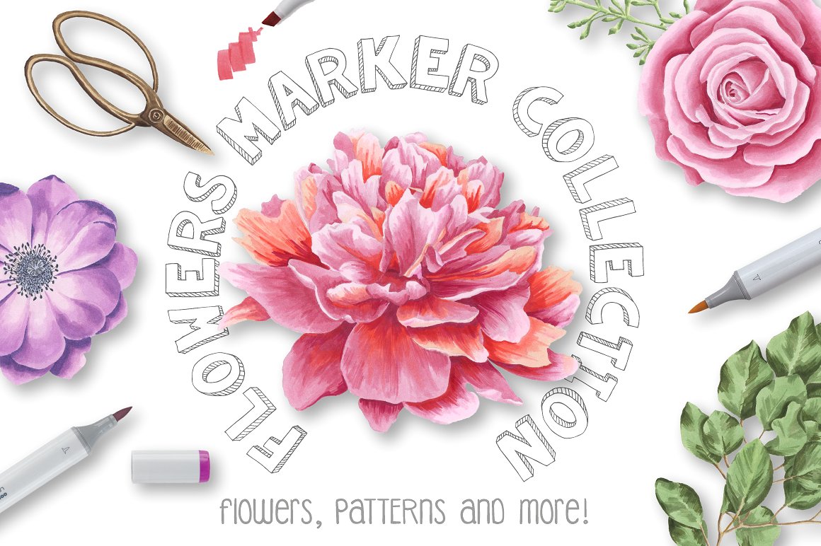 Flower Marker Collection Pro