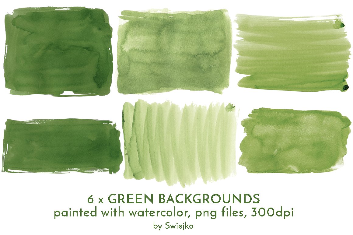 Green Watercolor Background