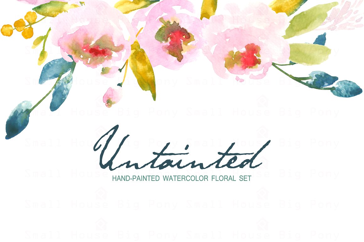 Untainted - Watercolor Clip Ar