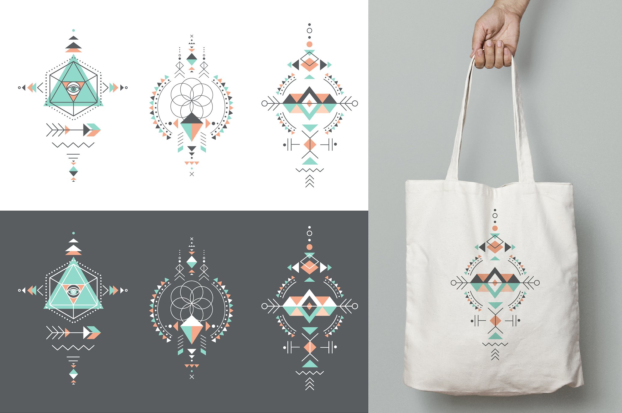 Sacred Geometry Aztec Shapes