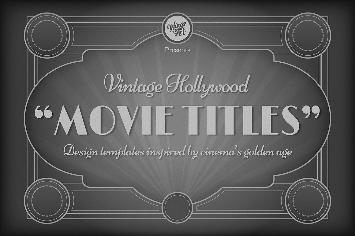 Hollywood Movie Title Template