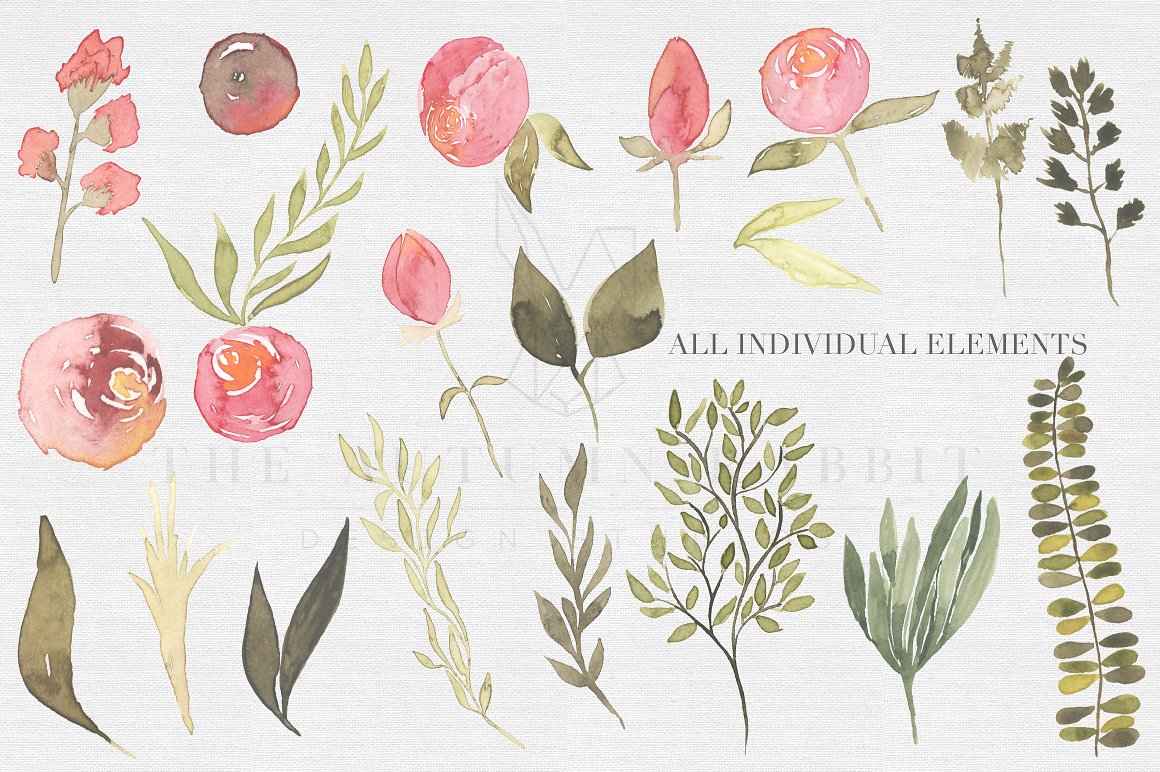 Southern Charm Floral Clipart