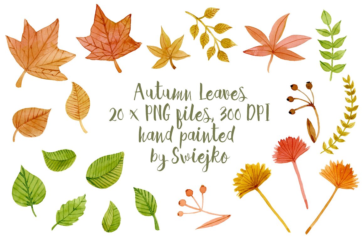 Autumn Leaves, clipart