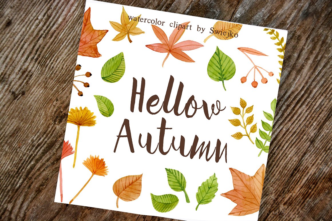 Autumn Leaves, clipart