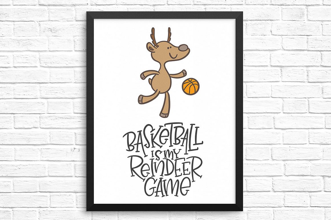 Reindeer Games: 8 cartoon set