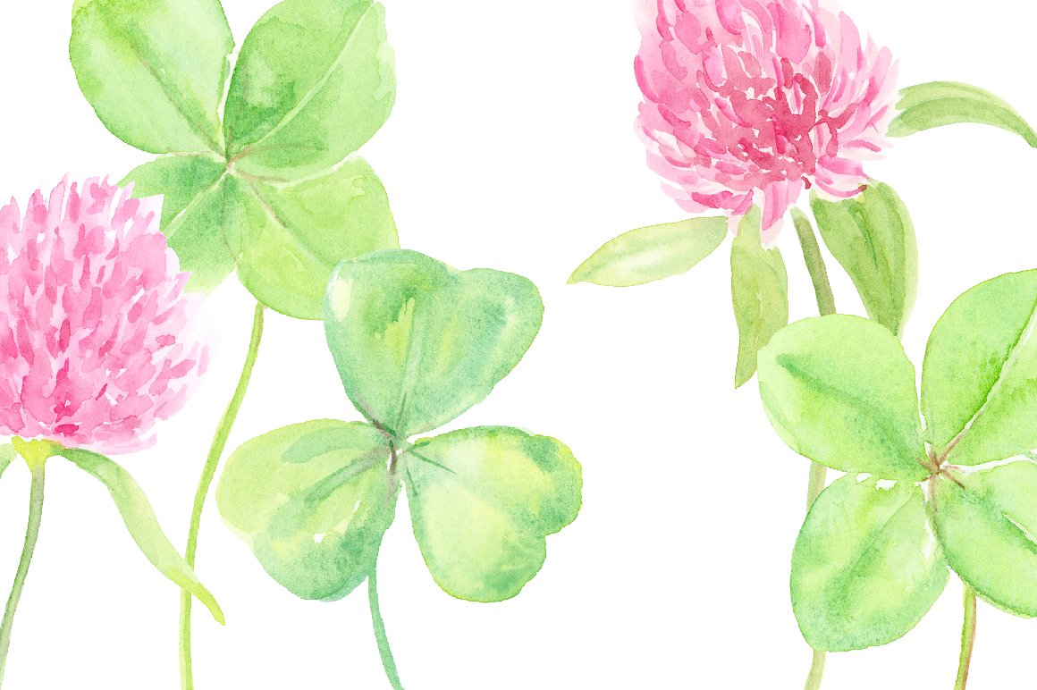 Watercolor Clipart Good Luck C