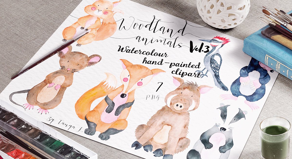 Woodland animals Vol.3 Set