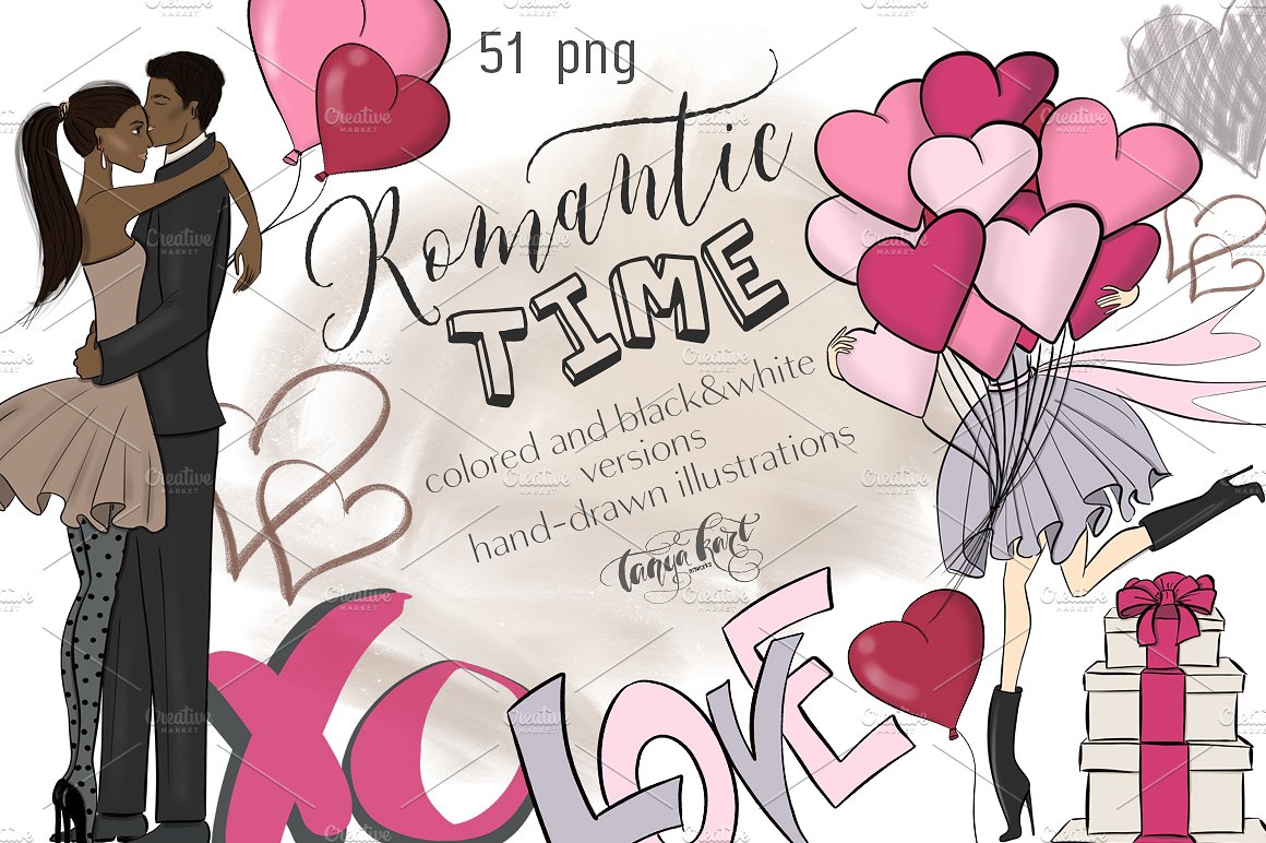 Romantic Time Clipart