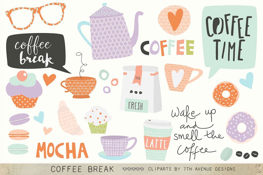 Coffee Break Cliparts