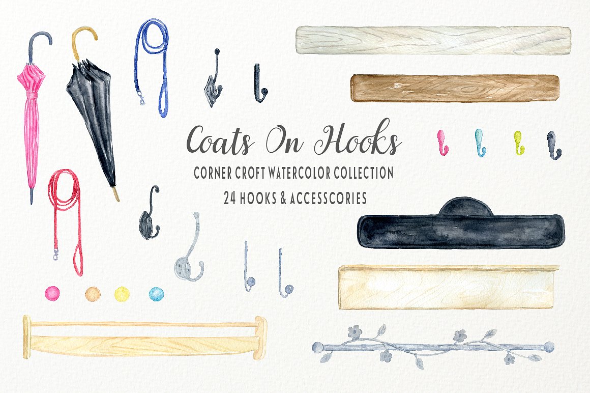 Coats and Hooks Print Creator