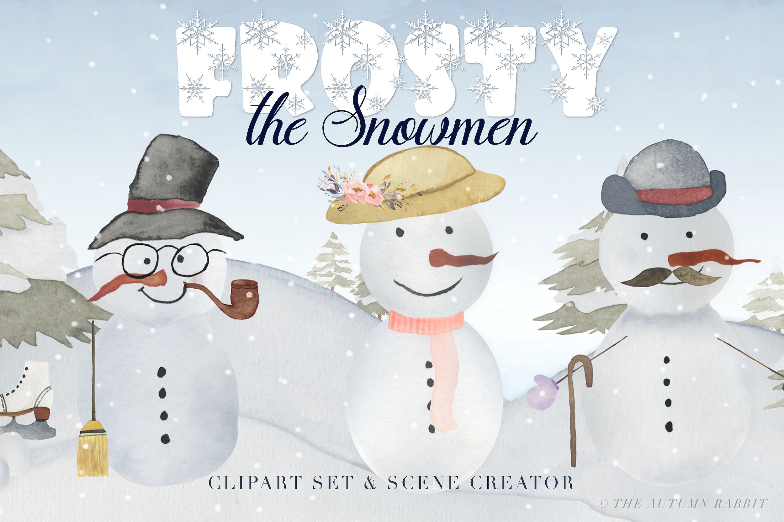 Snowman Scene Creator -amp; Cl