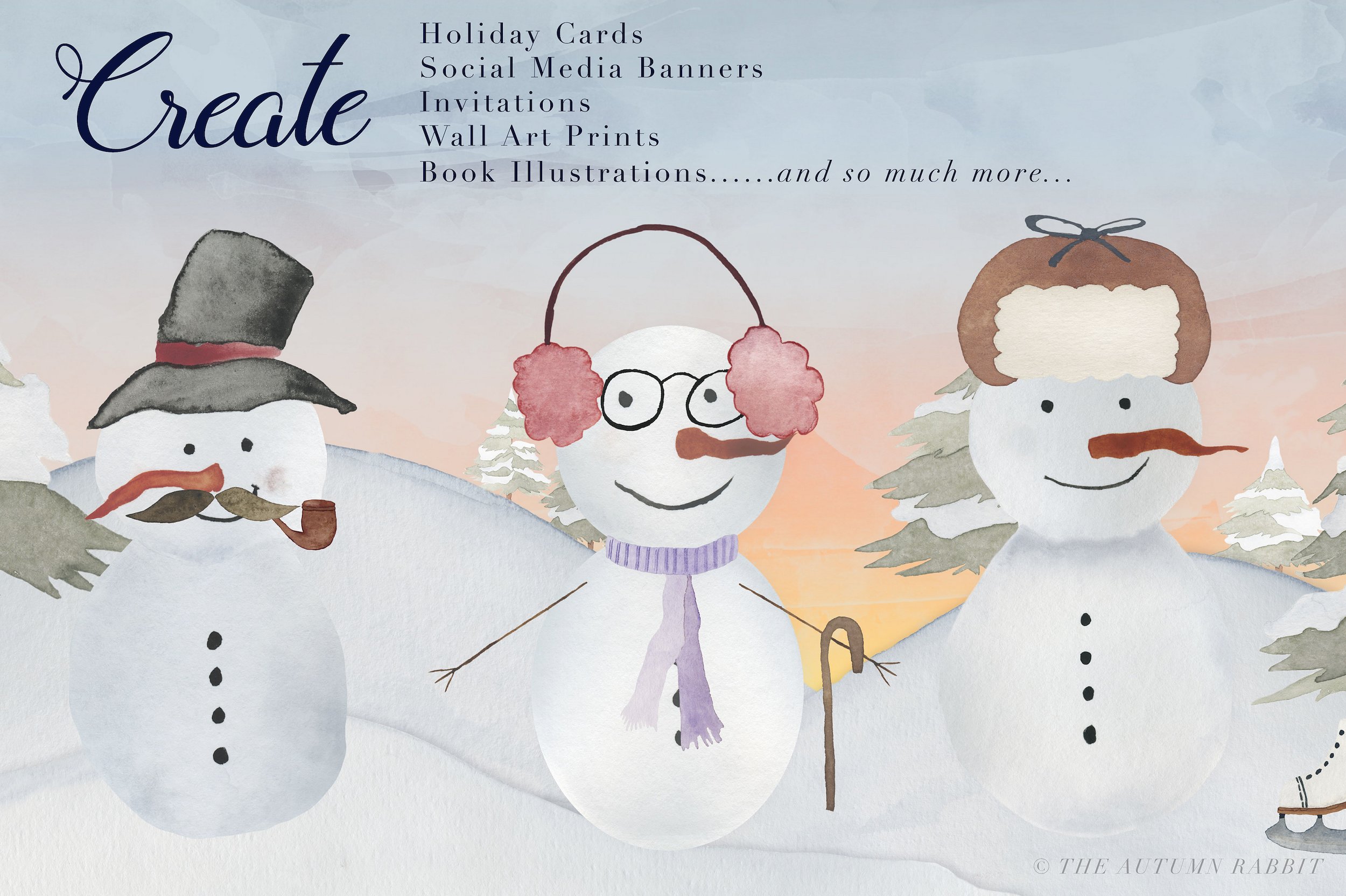 Snowman Scene Creator -amp; Cl