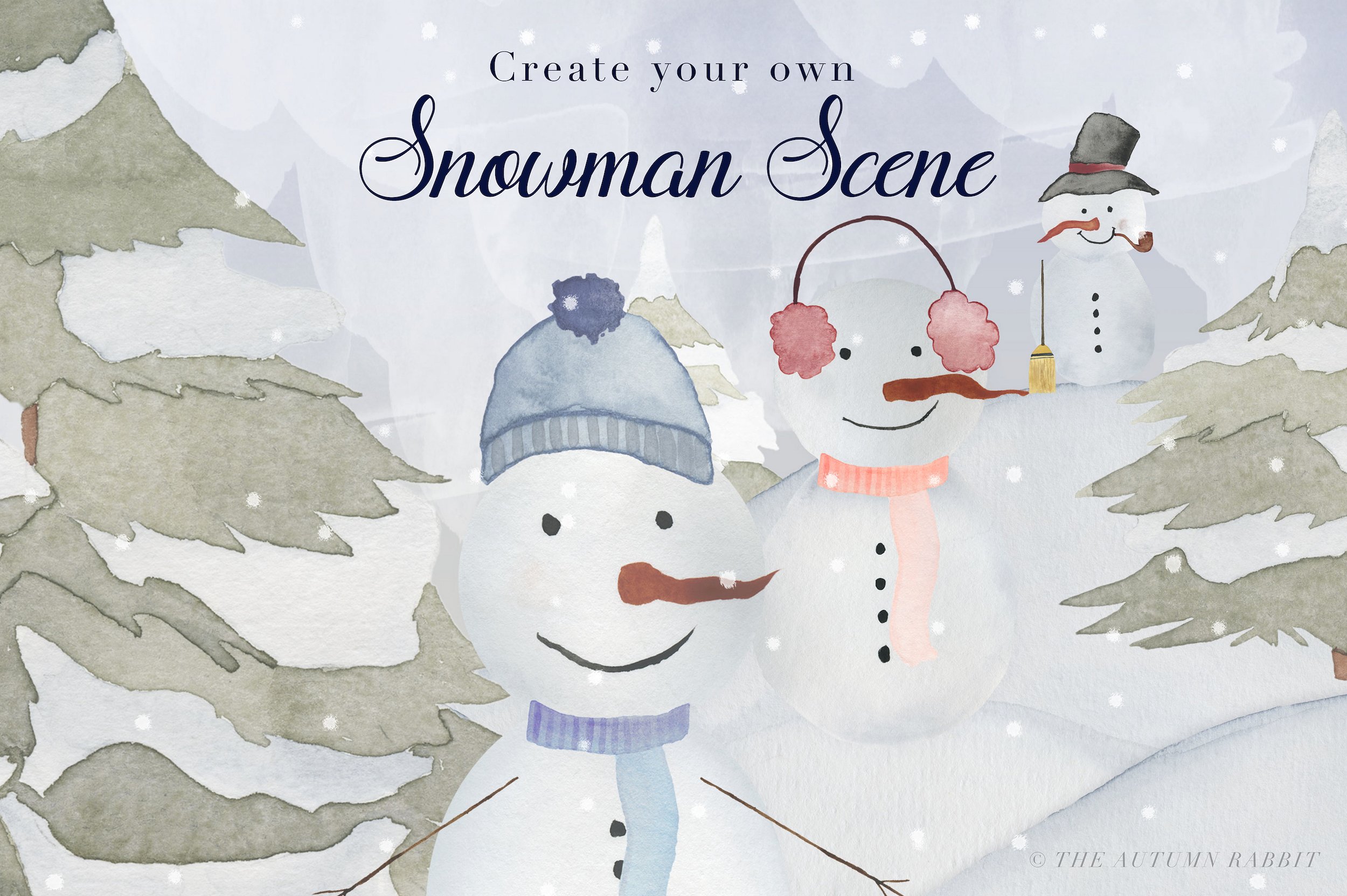 Snowman Scene Creator -amp; Cl