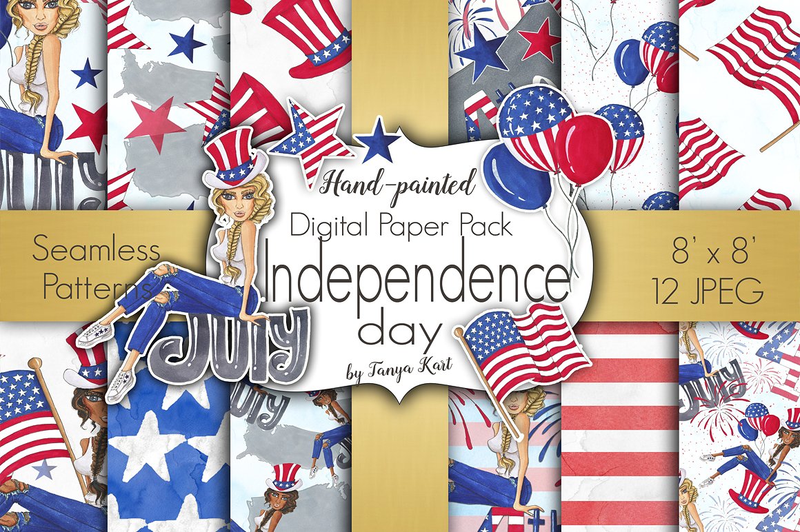 Independence Day Design Kit