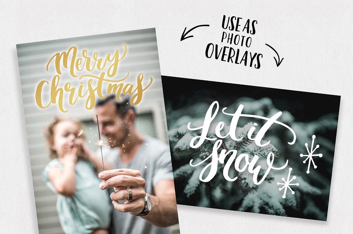 Christmas quotes, overlays -am