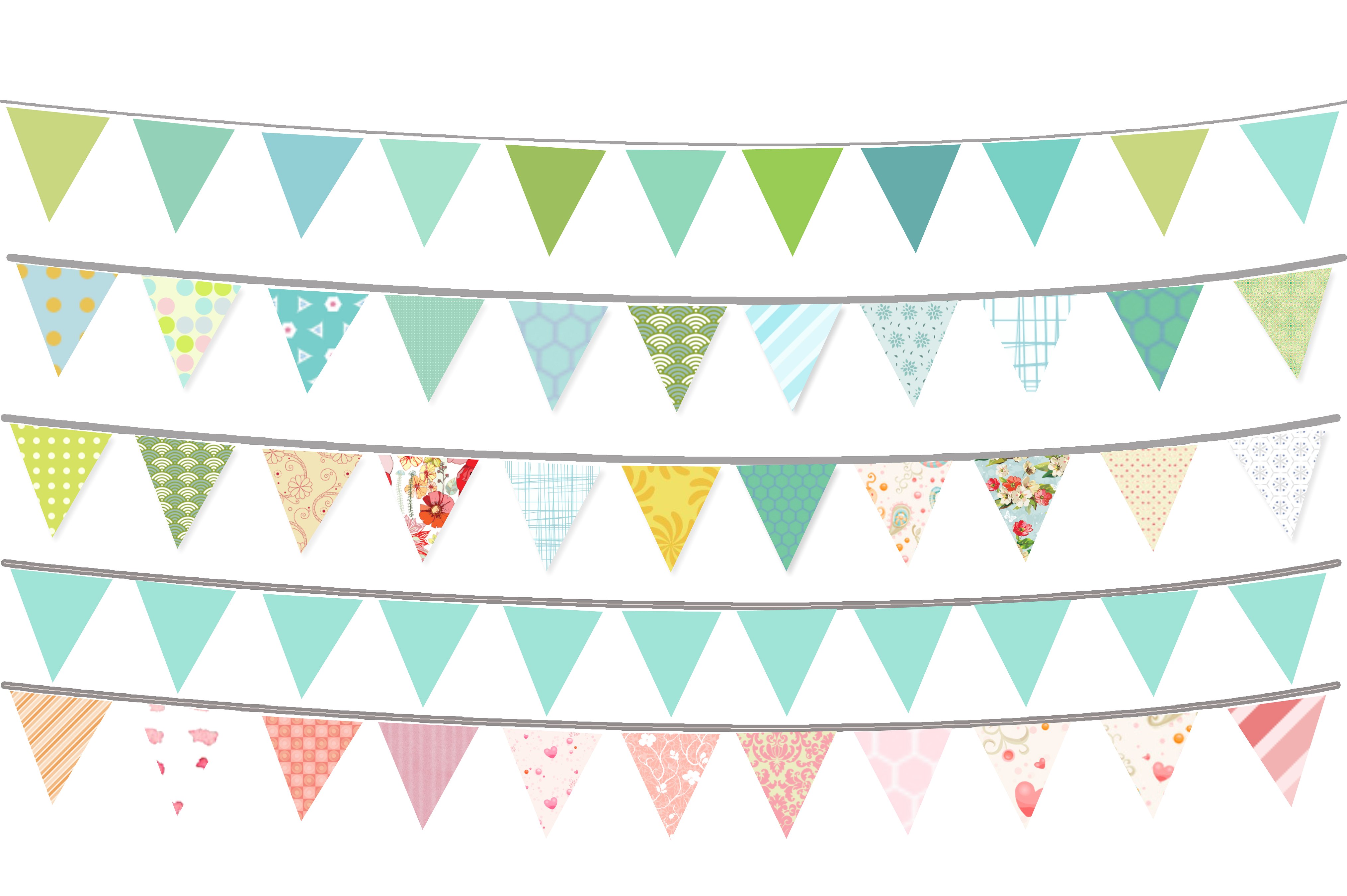 Bunting Flags Clip Art