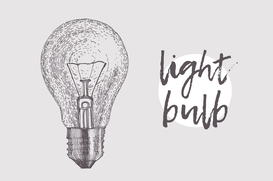 Illustration of a light bulb