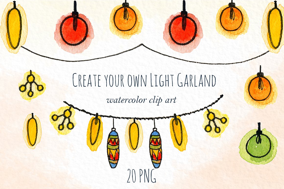 Light garlands creator. Clip a