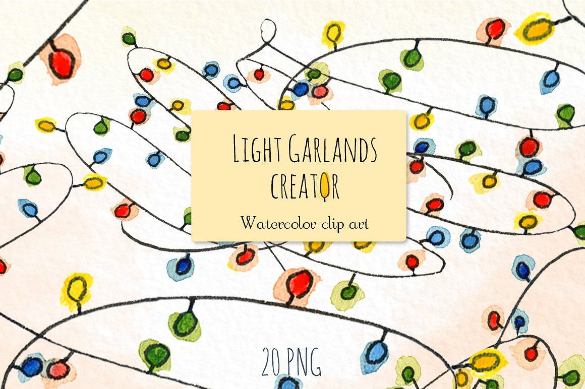 Light garlands creator. Clip a