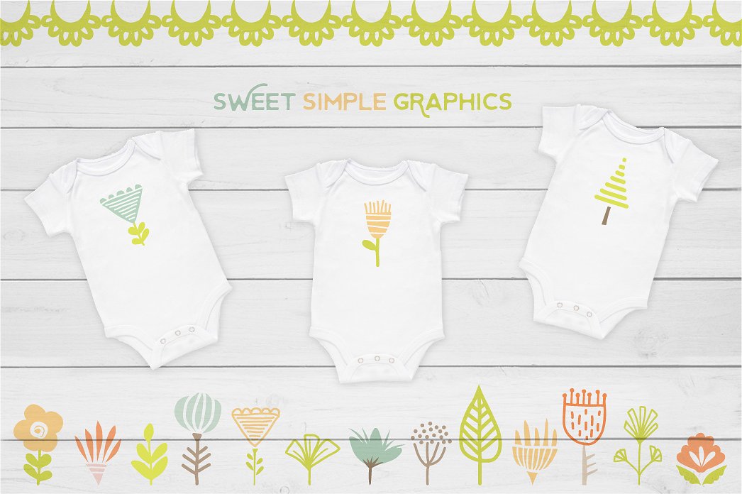 Cute Baby Woodland Graphics