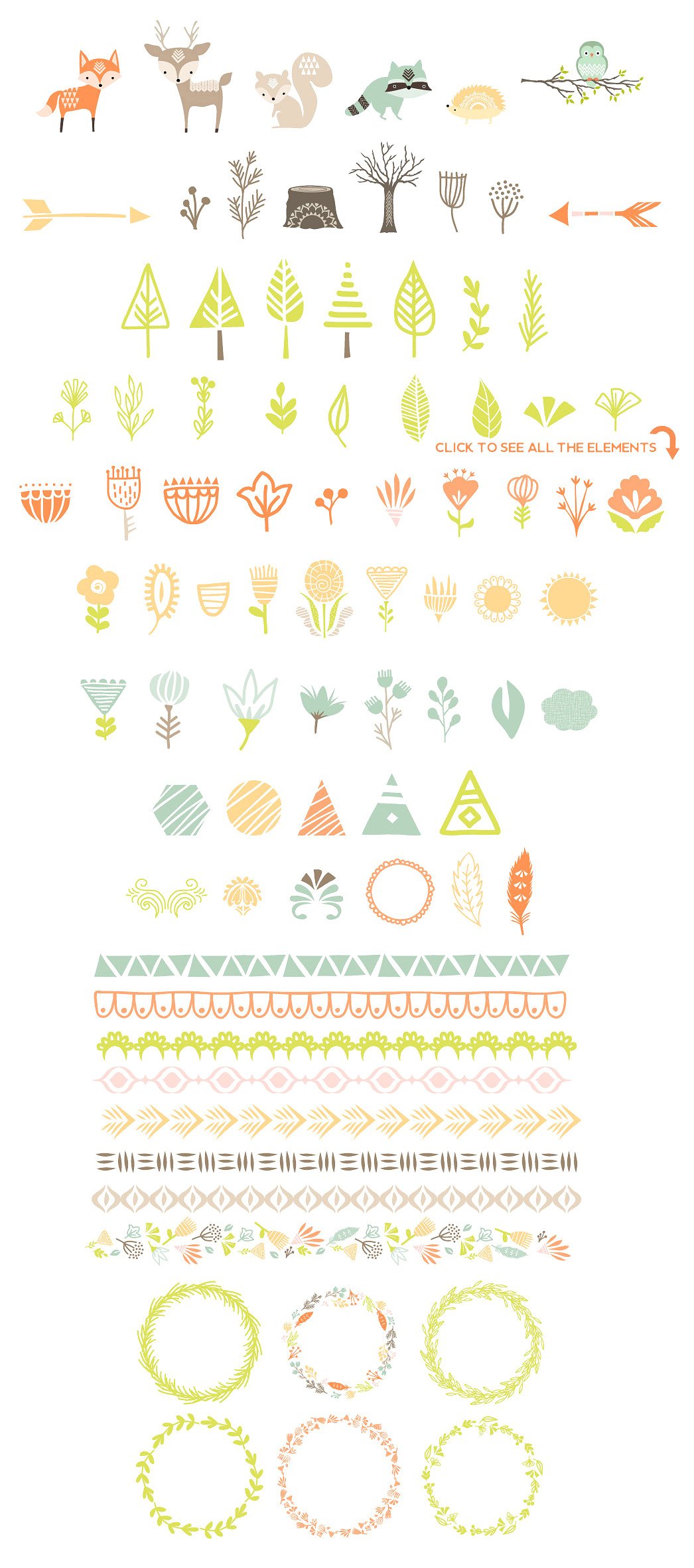 Cute Baby Woodland Graphics