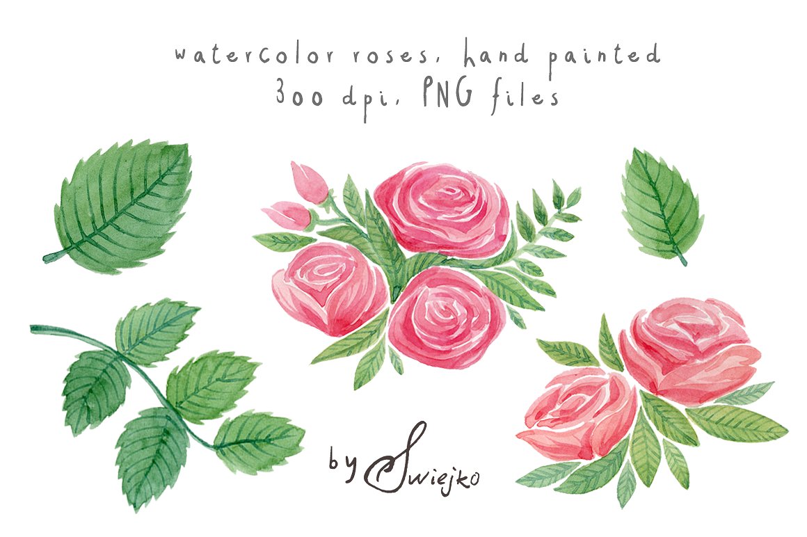 Watercolor Roses