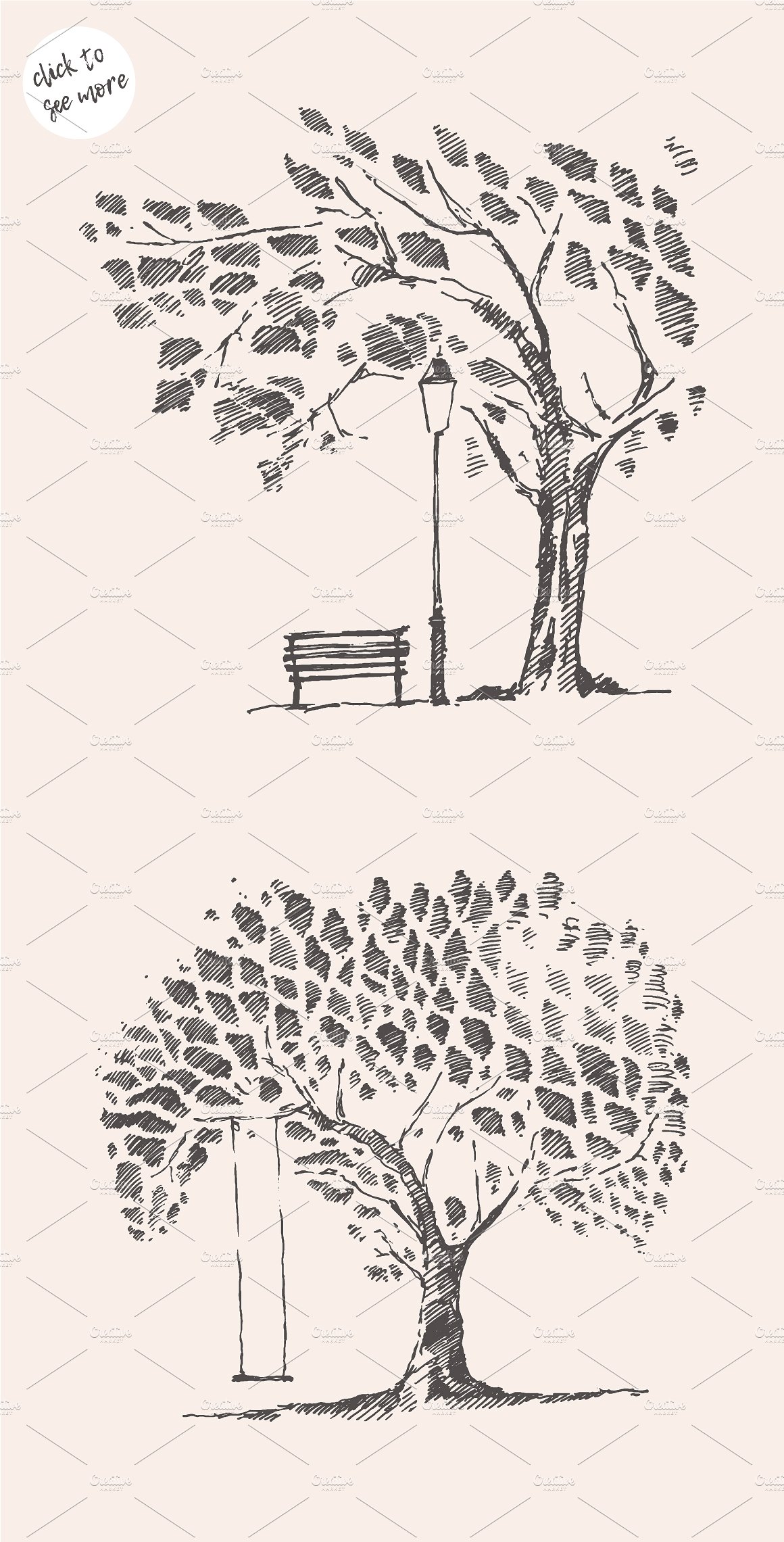 Two romantic illustrations