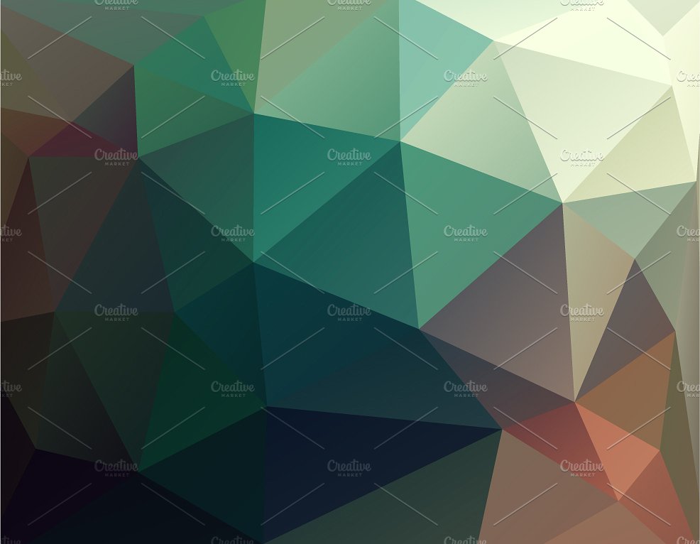 现代创意几何形状背景设计素材Abstract Polygon