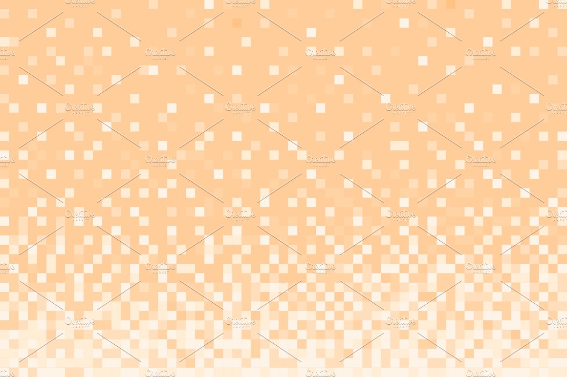 像素小方块矢量插图Pixel background