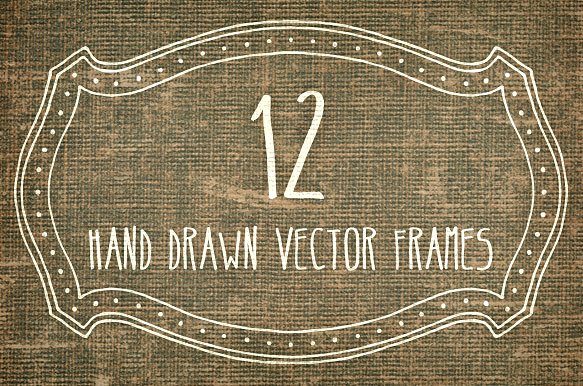 Hand Made Vector Frames Pack 1