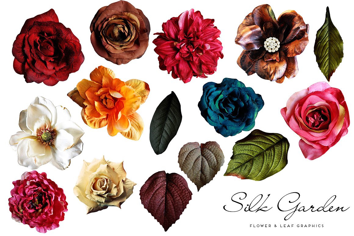 Silk Flower Garden Graphics