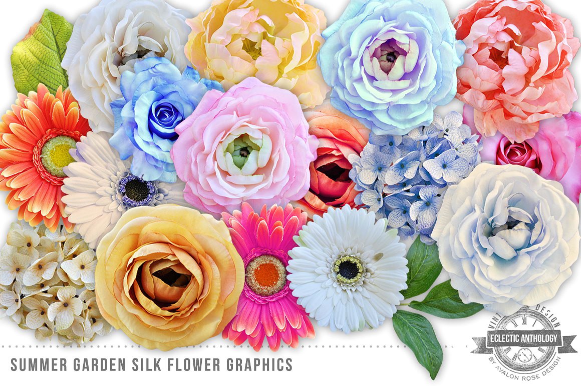 Summer Garden Silk Flowers Gra