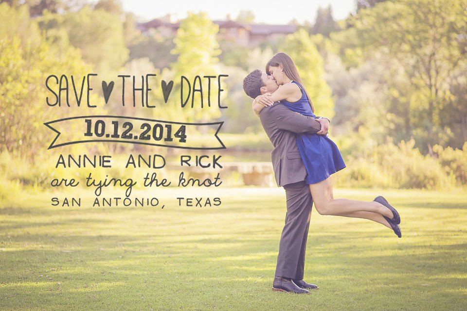 Save the Date Overlays, word o