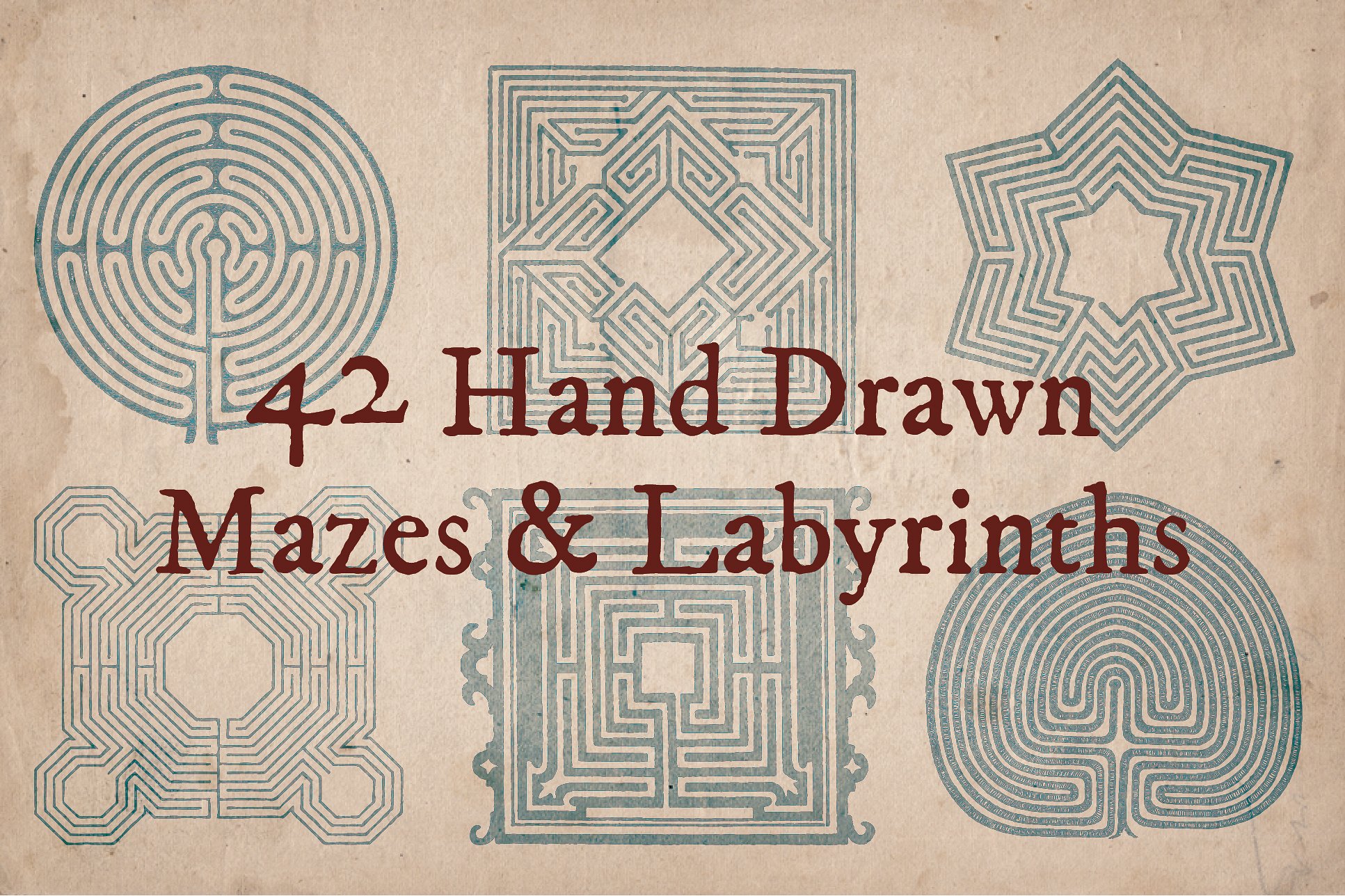 手绘迷宫 Hand Drawn Mazes #548285