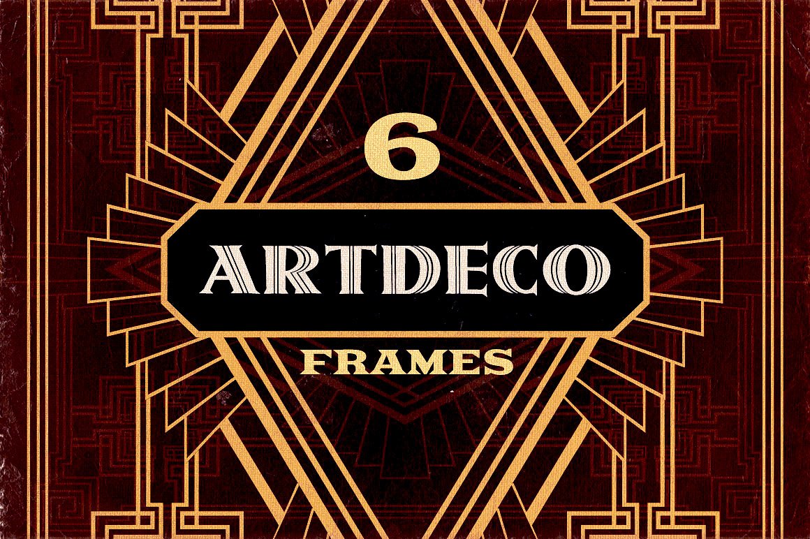 徽章-框架ArtDeco Badges -amp; Fram