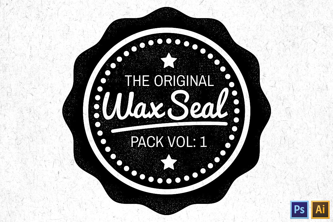 矢量蜡封徽章设计素材Wax Seal Pack Vol. 1