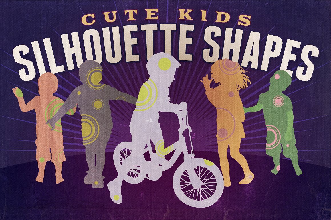 轮廓形状Silhouette shapes - Cute K