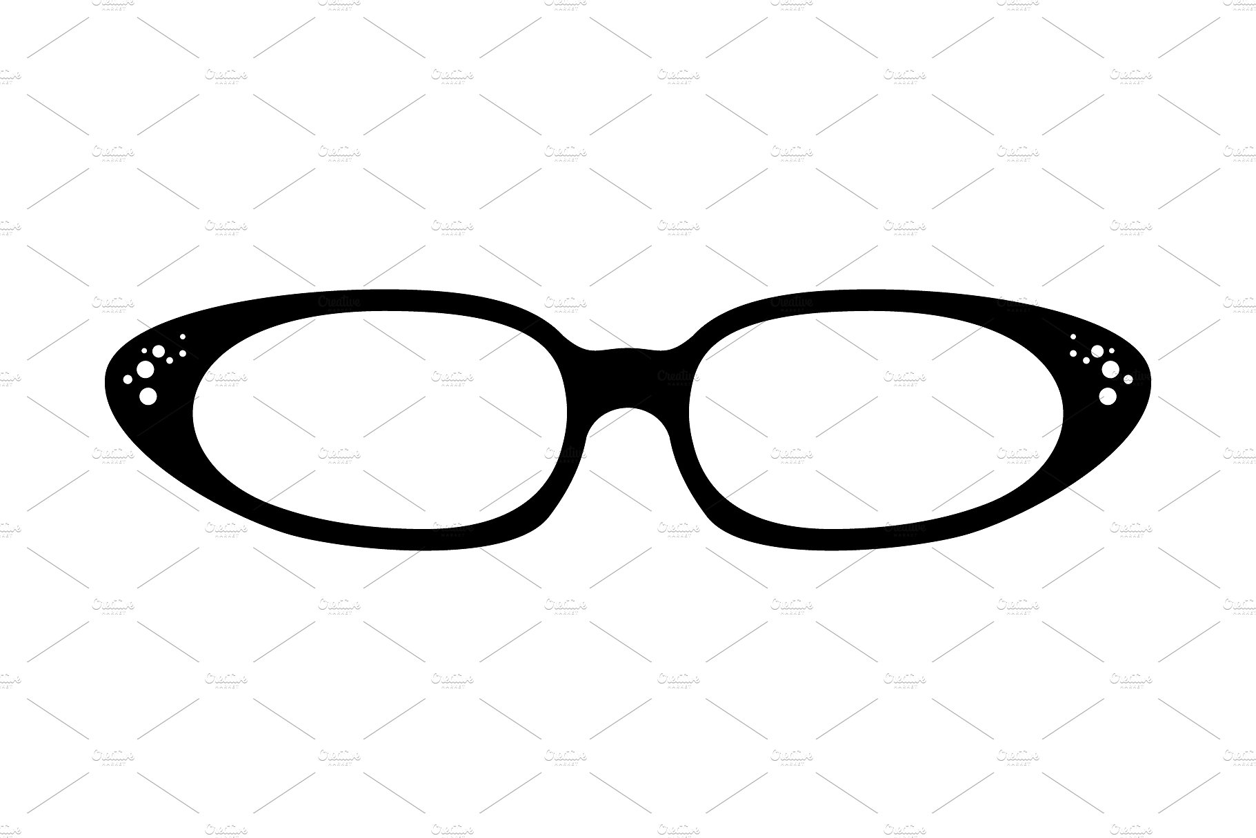 眼镜数字图像 pairs of vector eyeglas