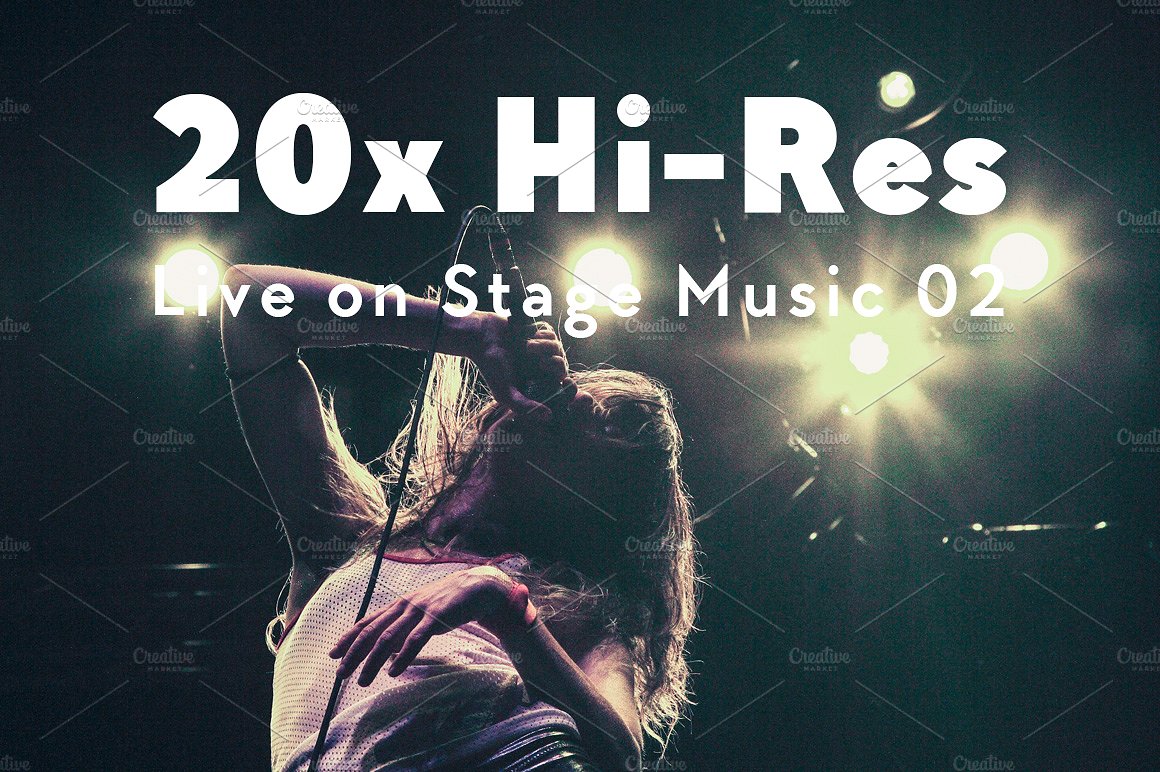 高清音乐节照片20x Hi-Res Live on Stag