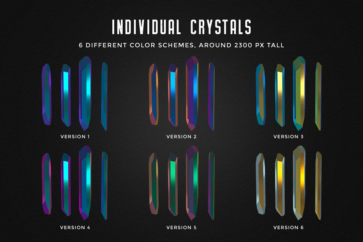 28个水晶设计素材Crystal spheres other