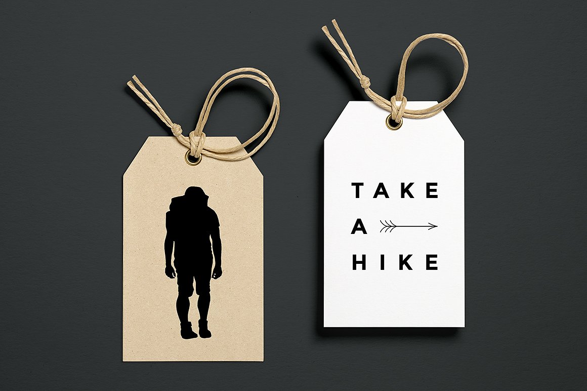 徒步旅行者剪影Travel Hiker Silhouette