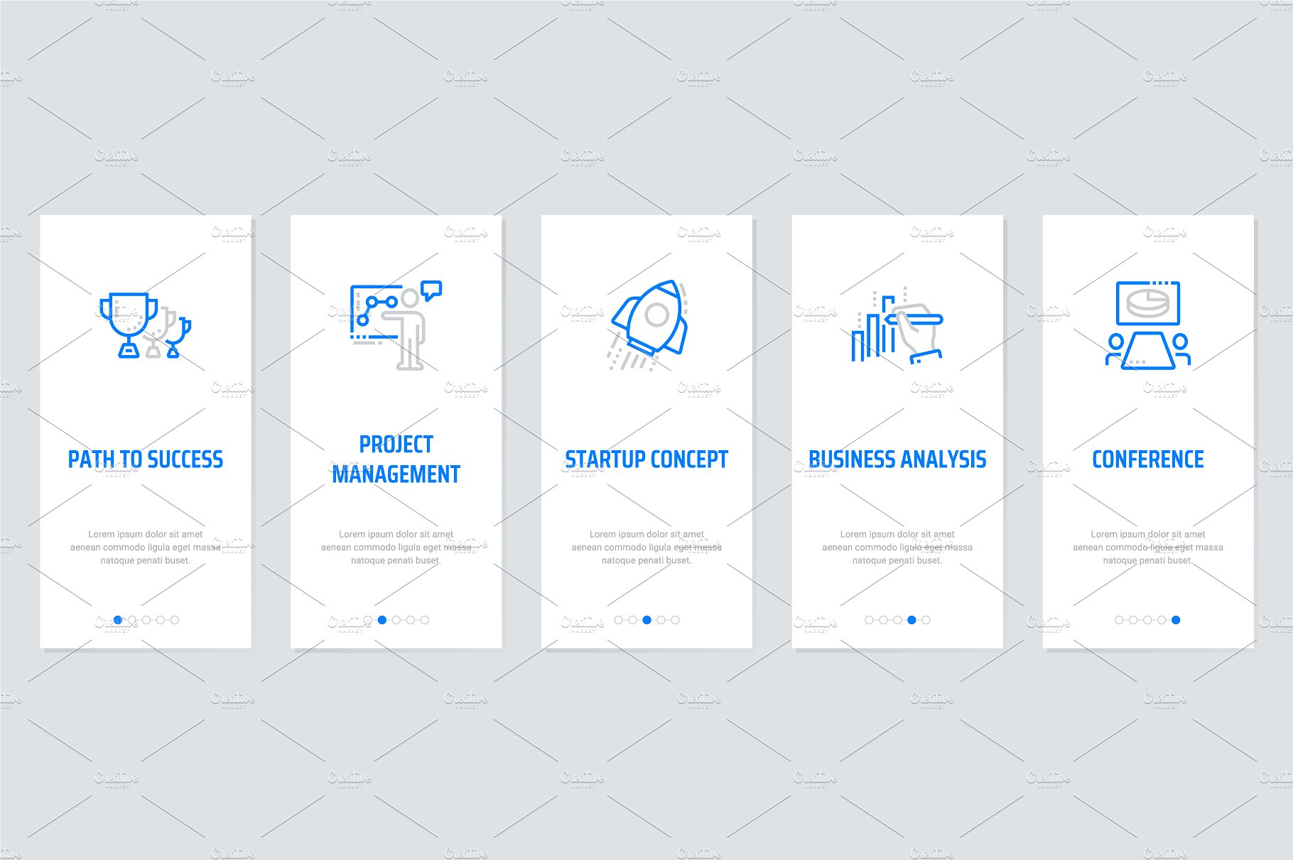 网站设计Business Metaphors Cards #