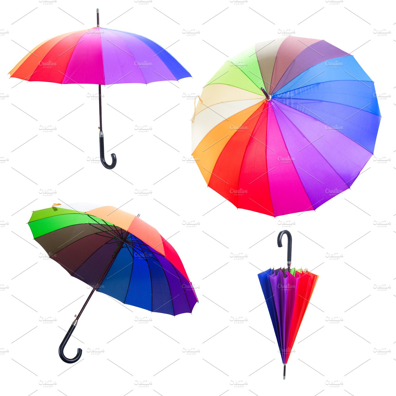 彩虹伞Rainbow umbrellas #591308