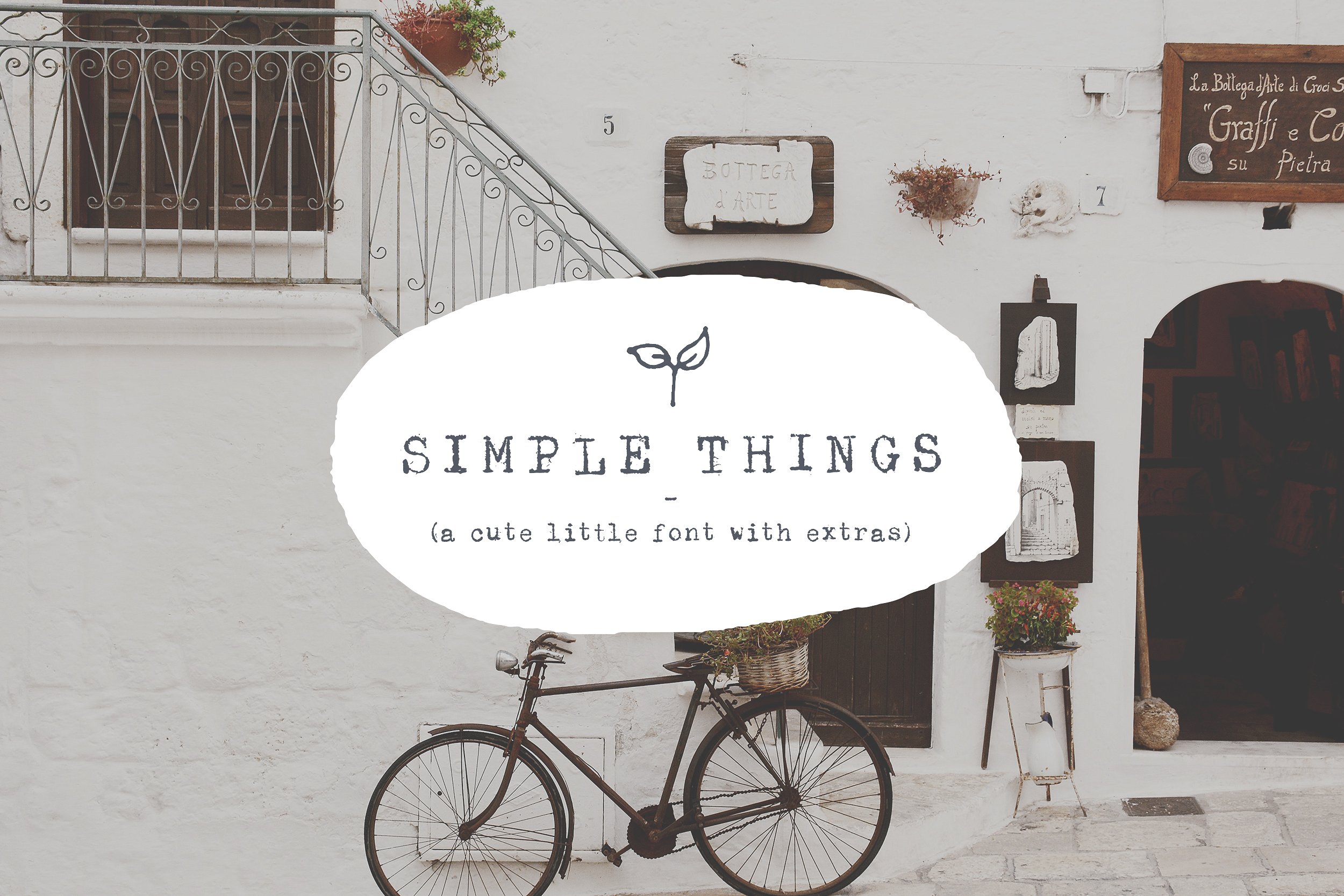 可爱的小字体Simple Things - cute lit