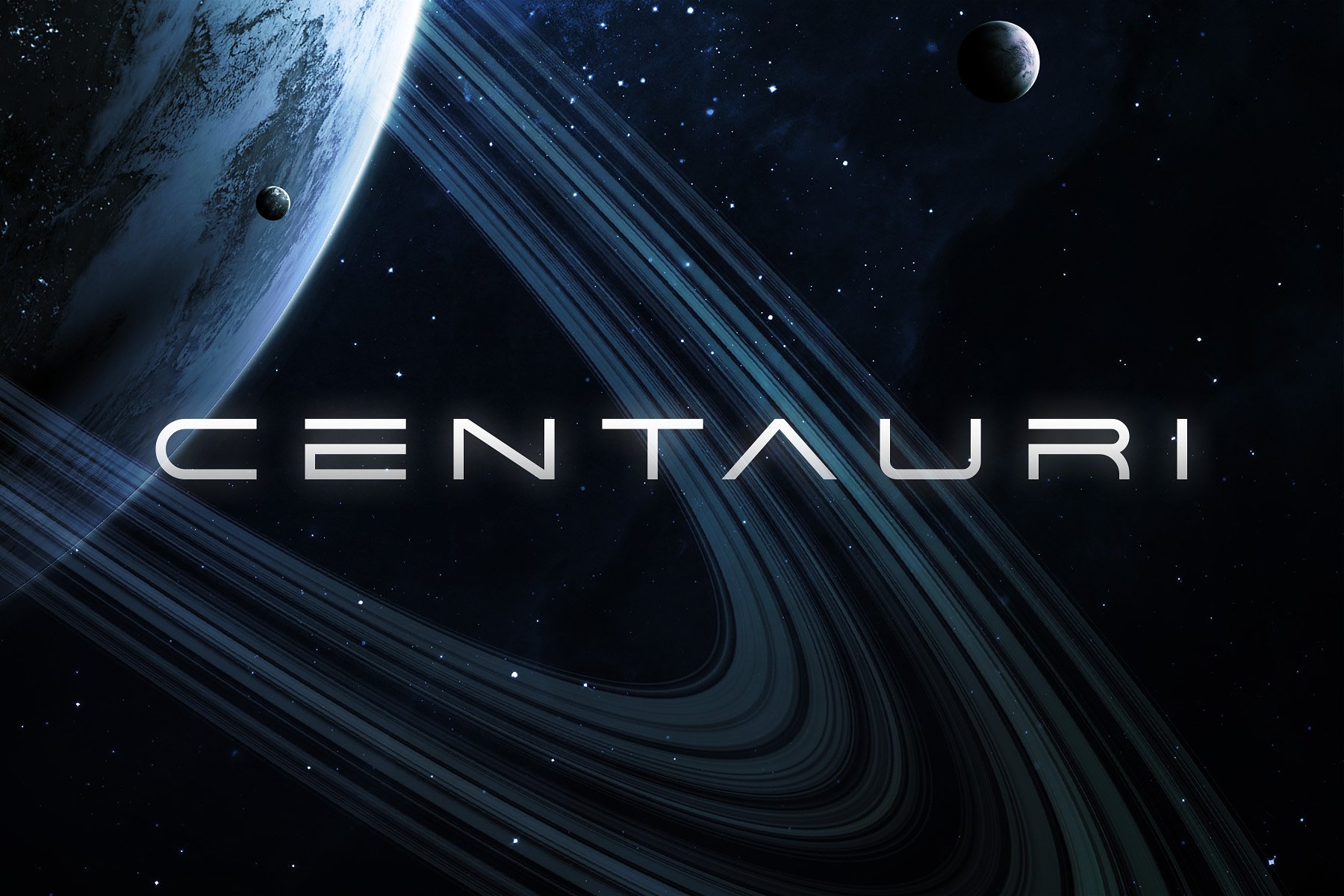 未来派字体Centauri - Futuristic Fon